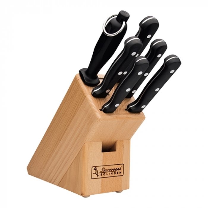 Messenblok met 6 messen