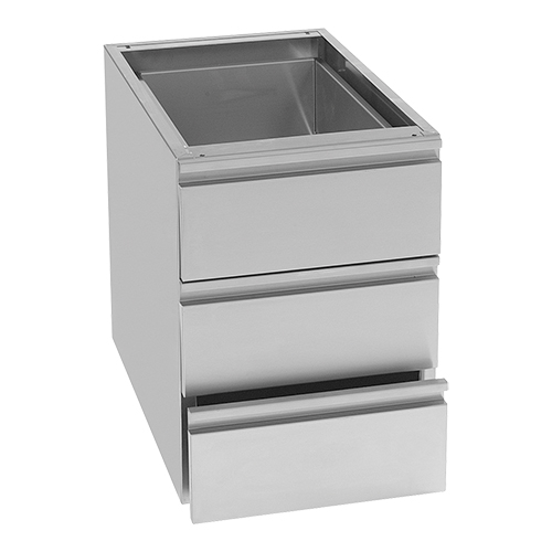 EMGA - Ladenblok GN 1/1 met 3 laden