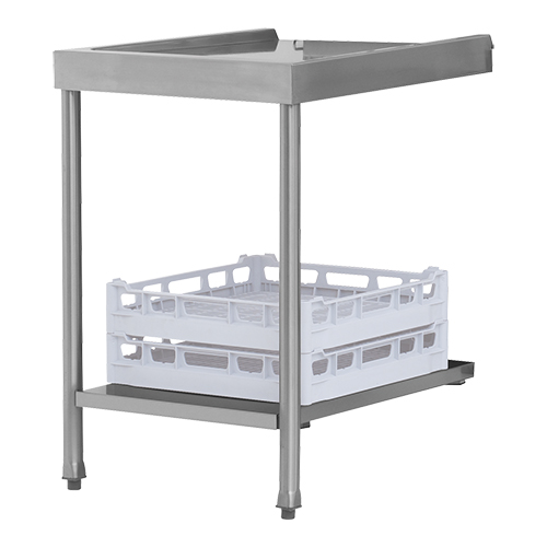 EMGA - Aan/afvoertafel 070cm neutraal