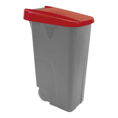 EMGA - Afvalcontainer 085L rood