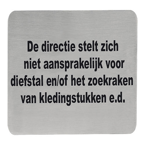 EMGA - Tekstplaatje de directie...