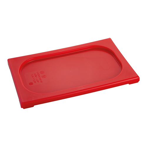 EMGA - GN deksel PP 1/4GN rood