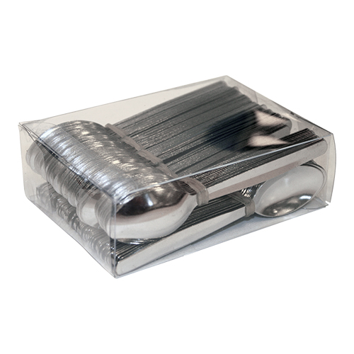 EMGA - 120 theelepels RVS in doos