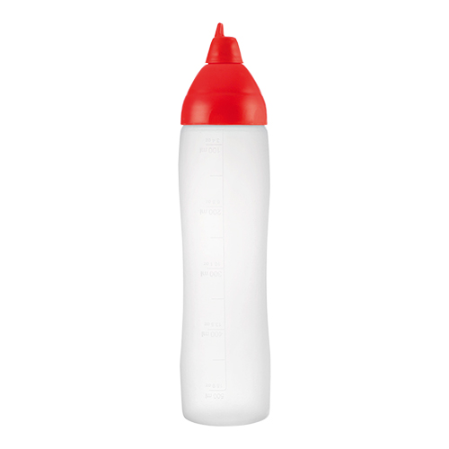 EMGA - Knijp/doseerfles 050cl rood