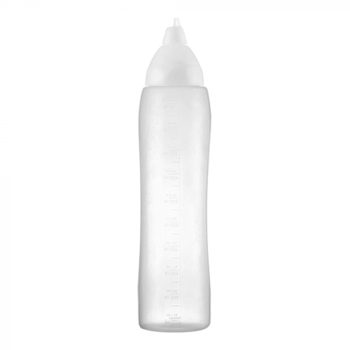 Knijpfles 100 cl wit