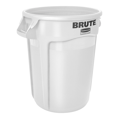 EMGA - Afvalcontainer 121L wit