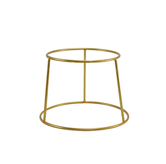 Buffetstandaard 18 cm goud