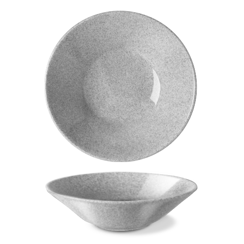 Granit glazed grijs Pastabord diep 27 cm