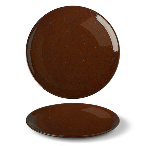 Bord Coup vlak 30 cm Cocoa Lilien