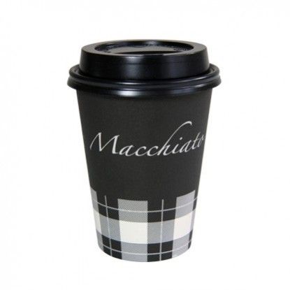 Deksel koffie plastic zw Ø90MM(1000st)