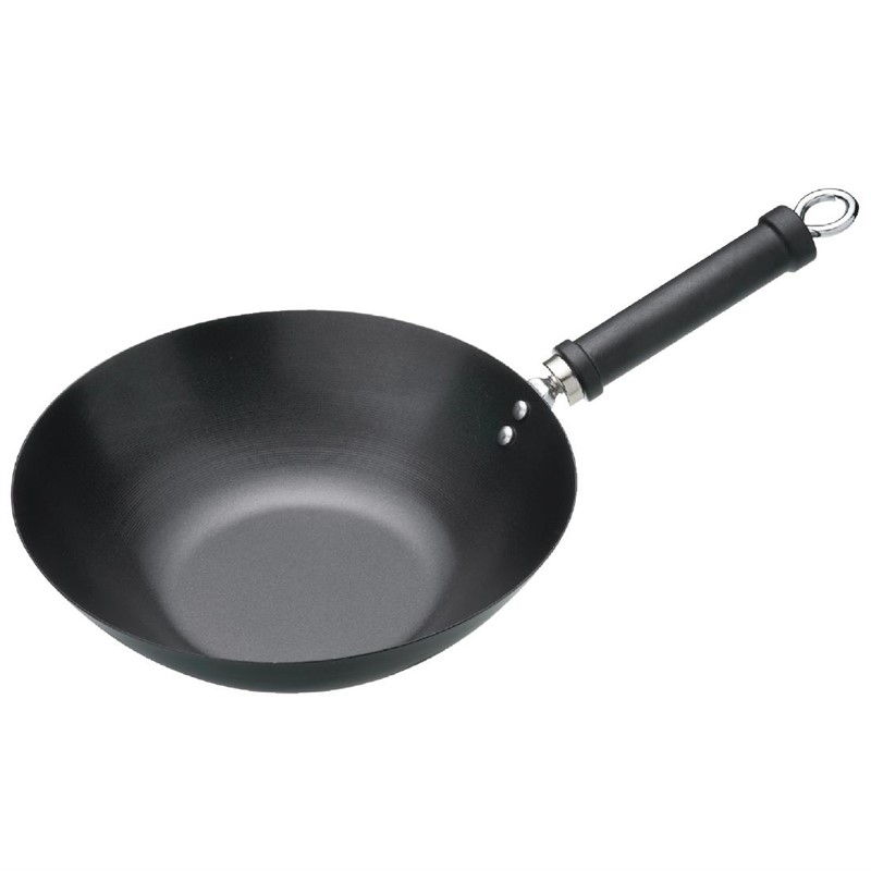 Kitchen Craft anti-kleef wok met platte