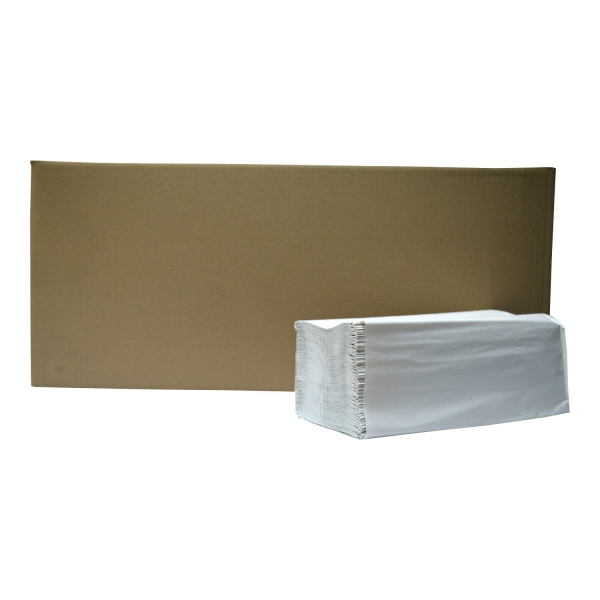 Handdoek z-vouw naturel 1 lg. 23x25cm