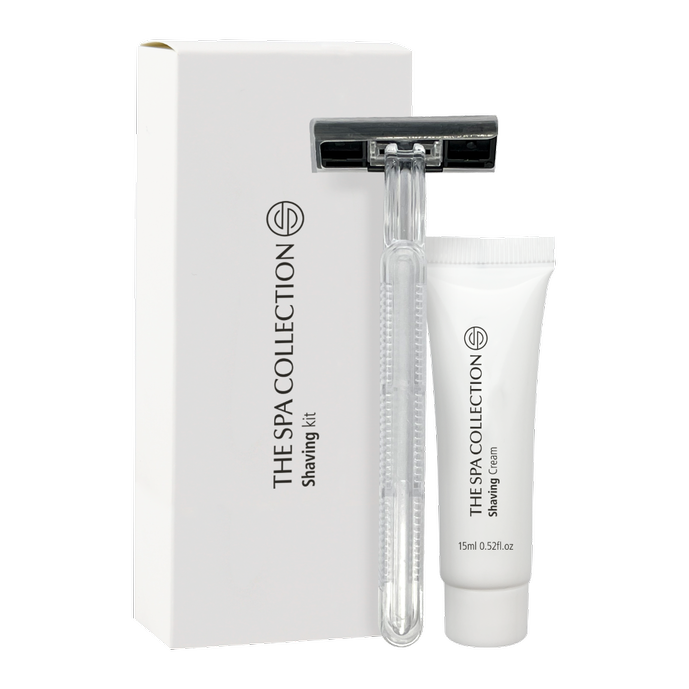 Shaving set in white paper box - The Spa