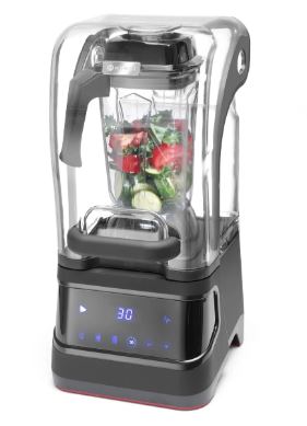 Bar blender met geluiddempende kap