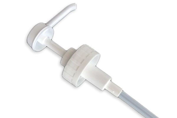 Doseerpomp wit met dop DIN42, a5 ml