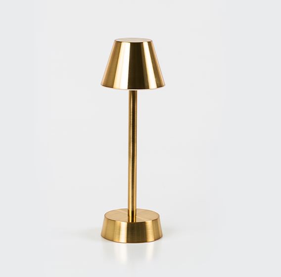 Lumiq tafellamp goud type 207 draadloos