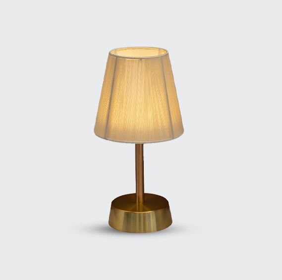 Lumiq tafellamp goud type 601 draadloos