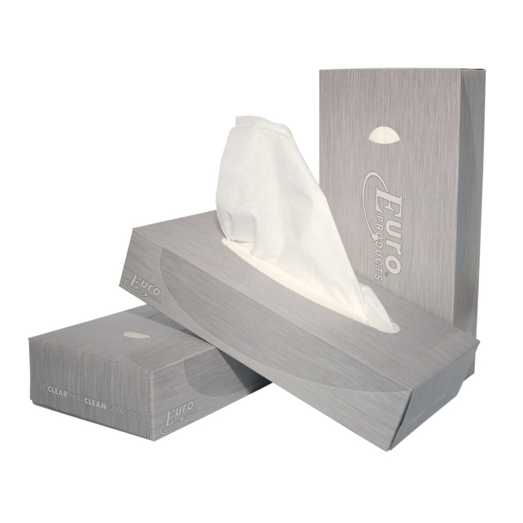 Euro ECO facial tissues, 40x100 2lgs.