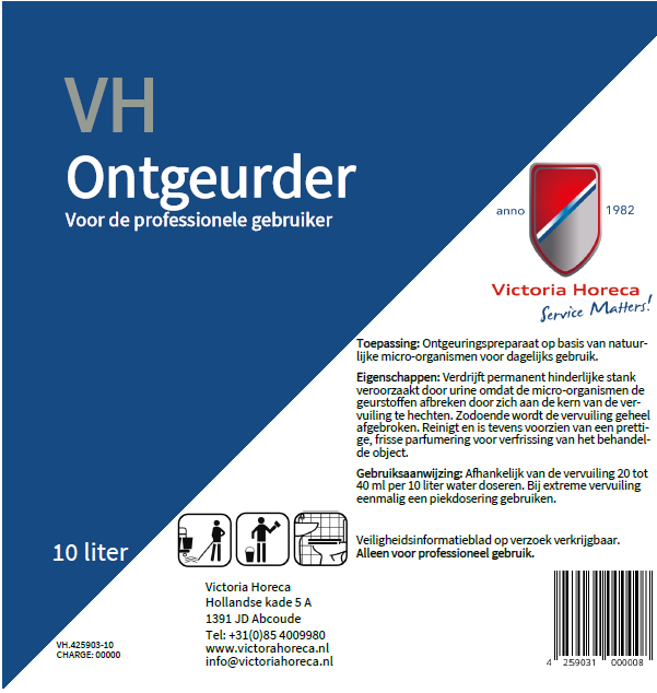 VH Biologische reiniger&ontgeurder 10ltr