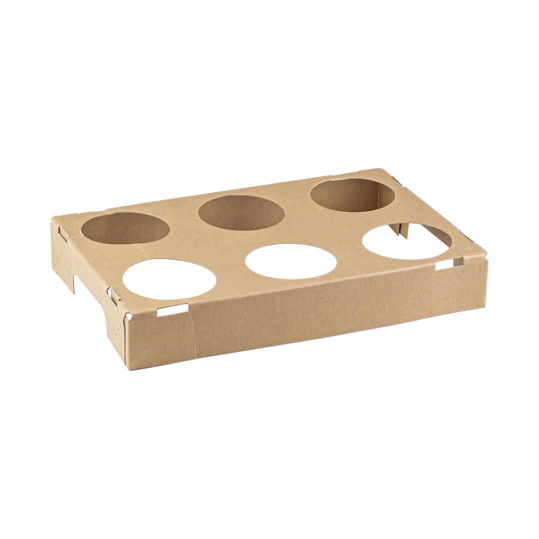 FSC® Kraft biertray 6-vaks 150 st.
