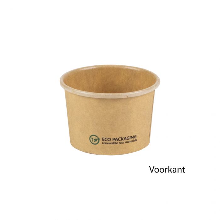 Kraft/PLA sausbeker 45ml 61mm Ø 2000st