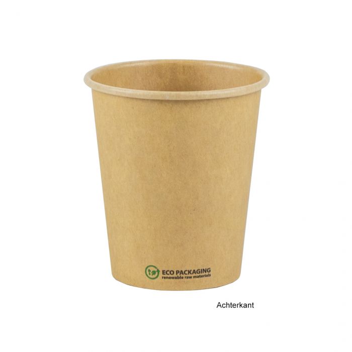 FSC® kraft/PLA koffiebeker 240ml Ø80mm