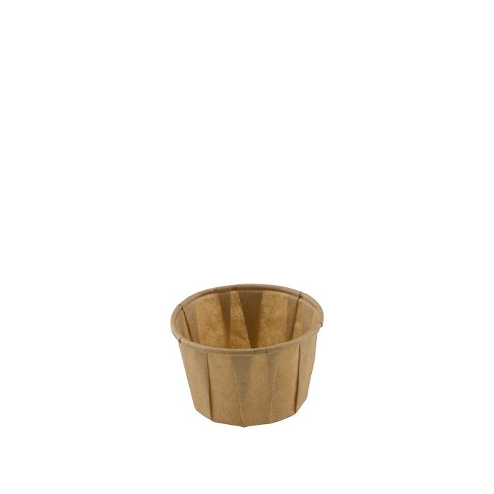 FSC® papieren sausbakje 1,25oz / 37ml br