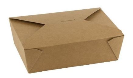 Kraft take away box 1800ml 200 stuks
