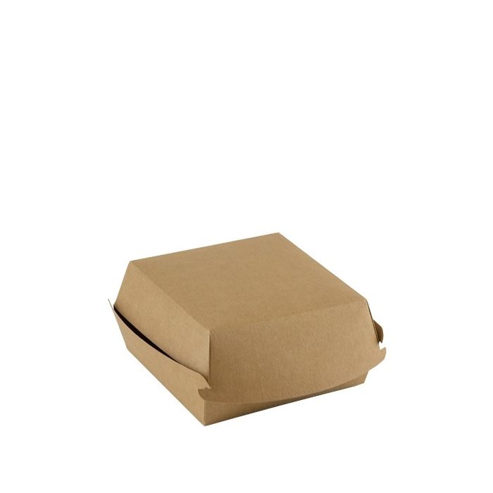 FSC® kraft hamburgerbox 116x120x70mm 600