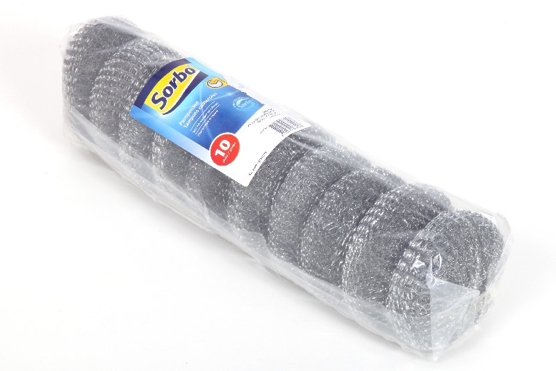 Pannensponzen metaal 40 grams (10 stuks)