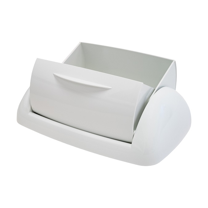 Deksel tbv afvalbak wit 8ltr