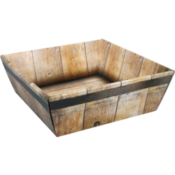 Biermand 31x29x10cm houtlook 10 stuks