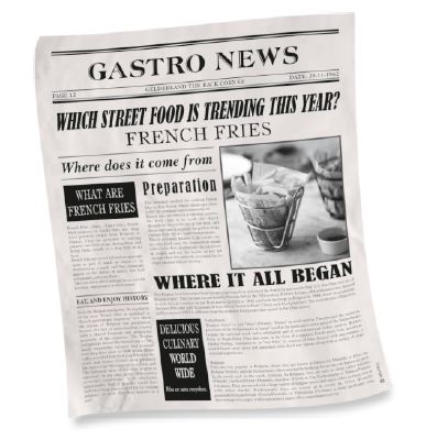 Vetvrije vellen wit krant 28x36cm 1000