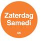Permanente sticker zaterdag 19mm