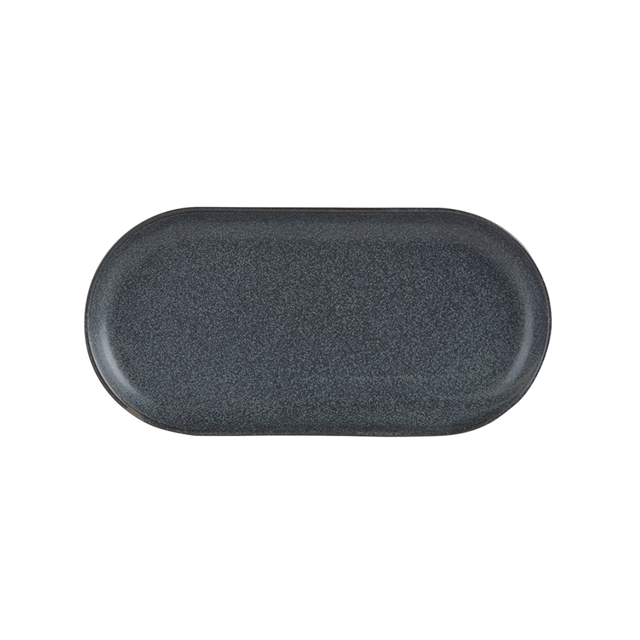 Smal ovaal bord Graphite 30cm