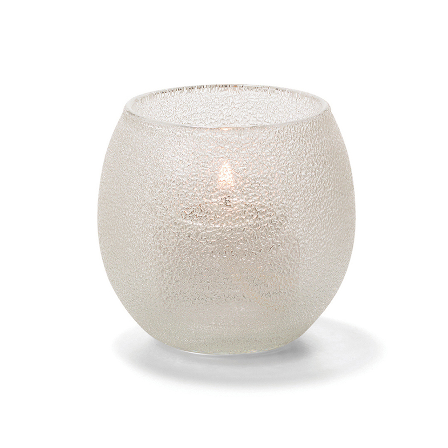 Theelicht luchtbel glas transparant