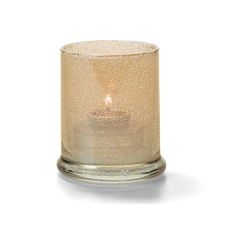 Cilinder glas breed onderstel champ.