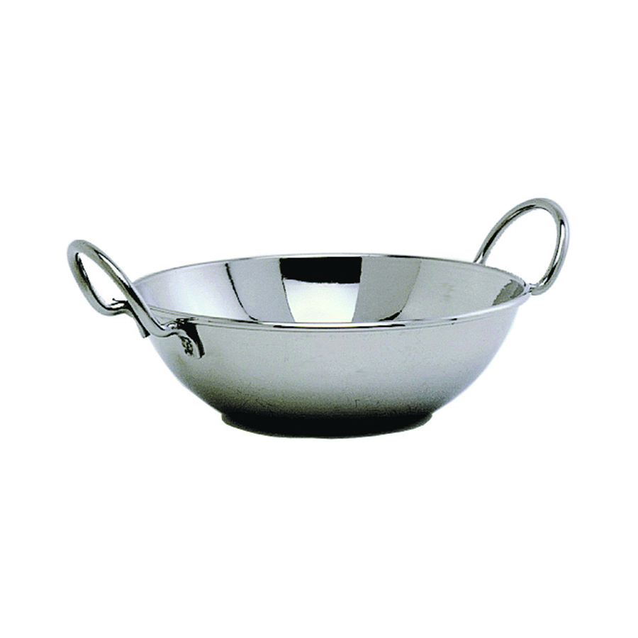 RVS mini schaaltje met handvat 15cm