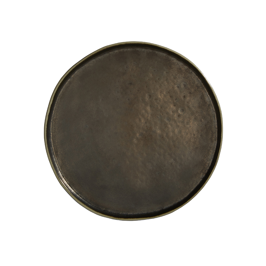 Rustico Aztec bord opstaande rand 27cm