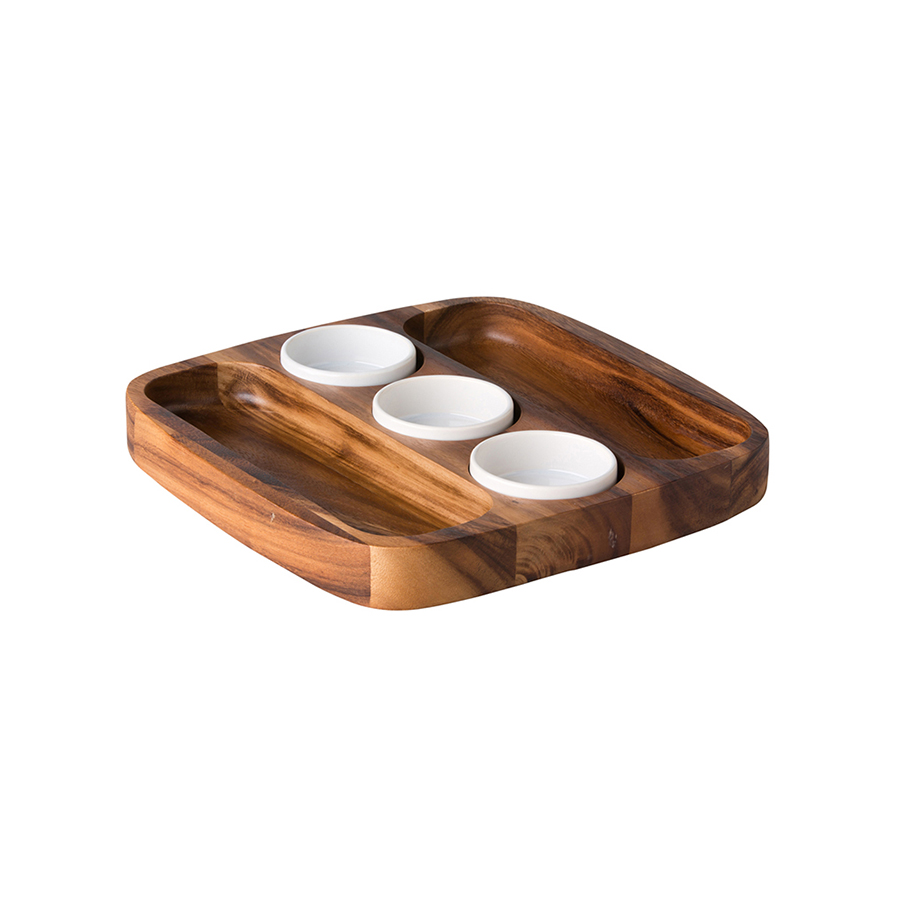 Tortillaschaal dubbelzijdig 30x30cm