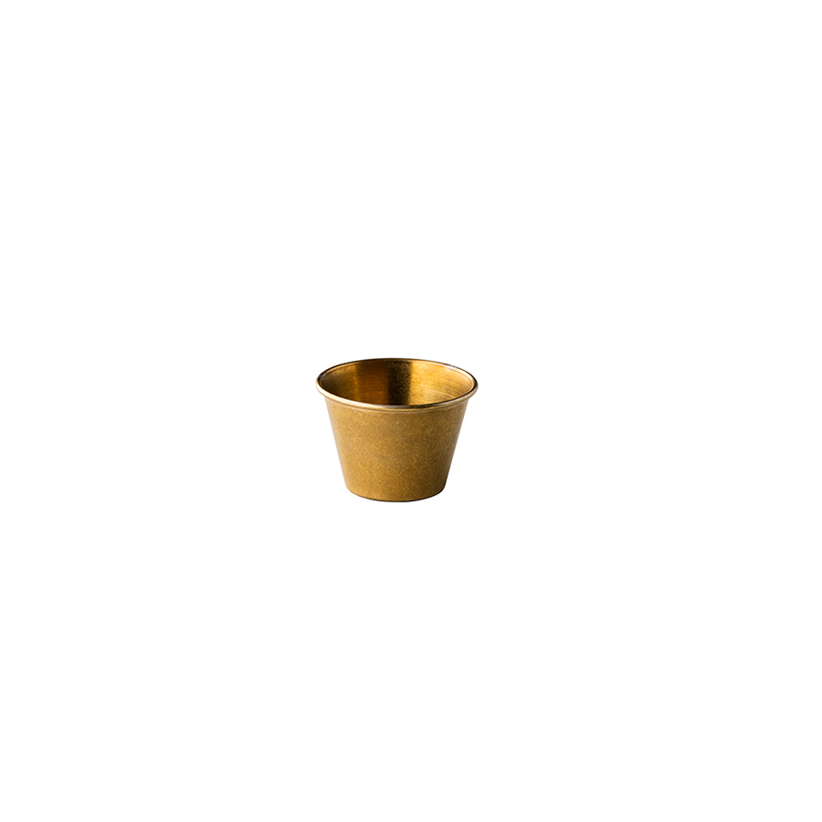 RVS Ramekin goud 80ml