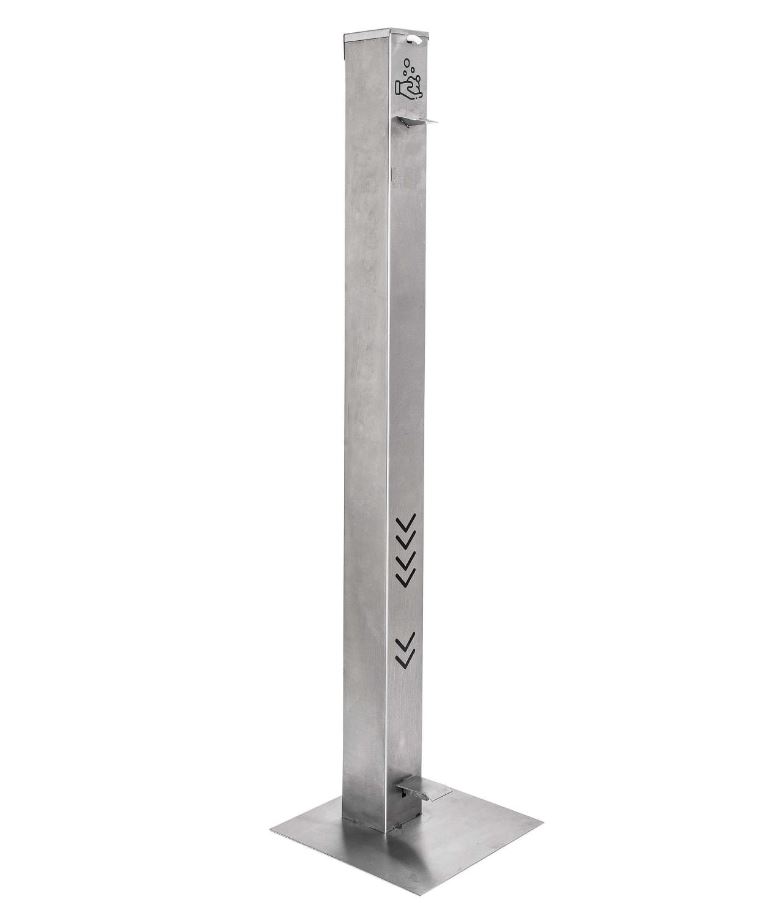 Hand desinfectie dispenser met voetpomp