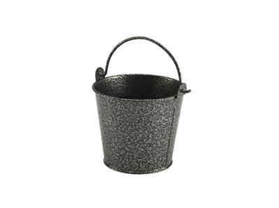 Gegalv. stalen serveeremmer gehamerd