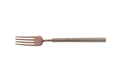 Tafelvork mat choco/antraciet 20,4cm