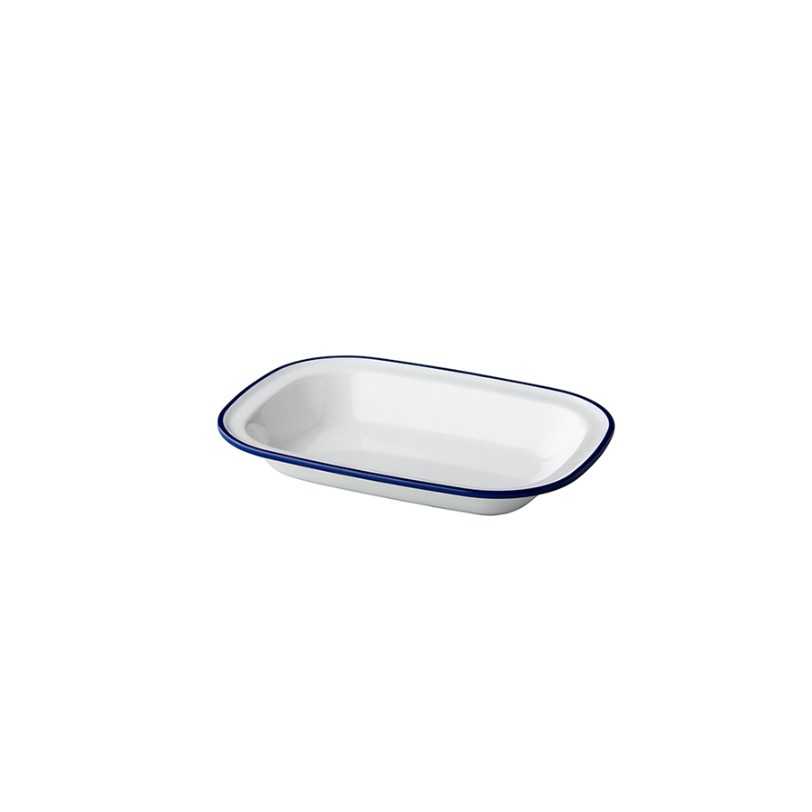 Emaille-look schaal 20x14,5cm
