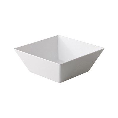 Vierkante bak wit 30x30x11,5cm