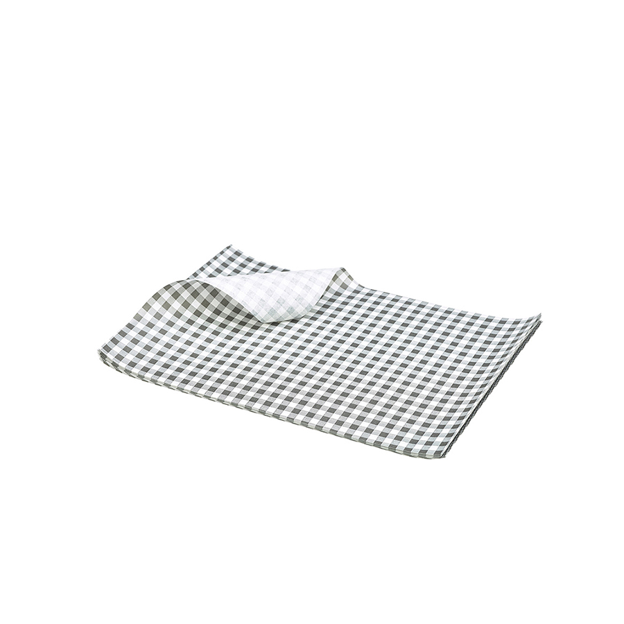 Vetvrij papier zwart geblokt 25x20cm 500