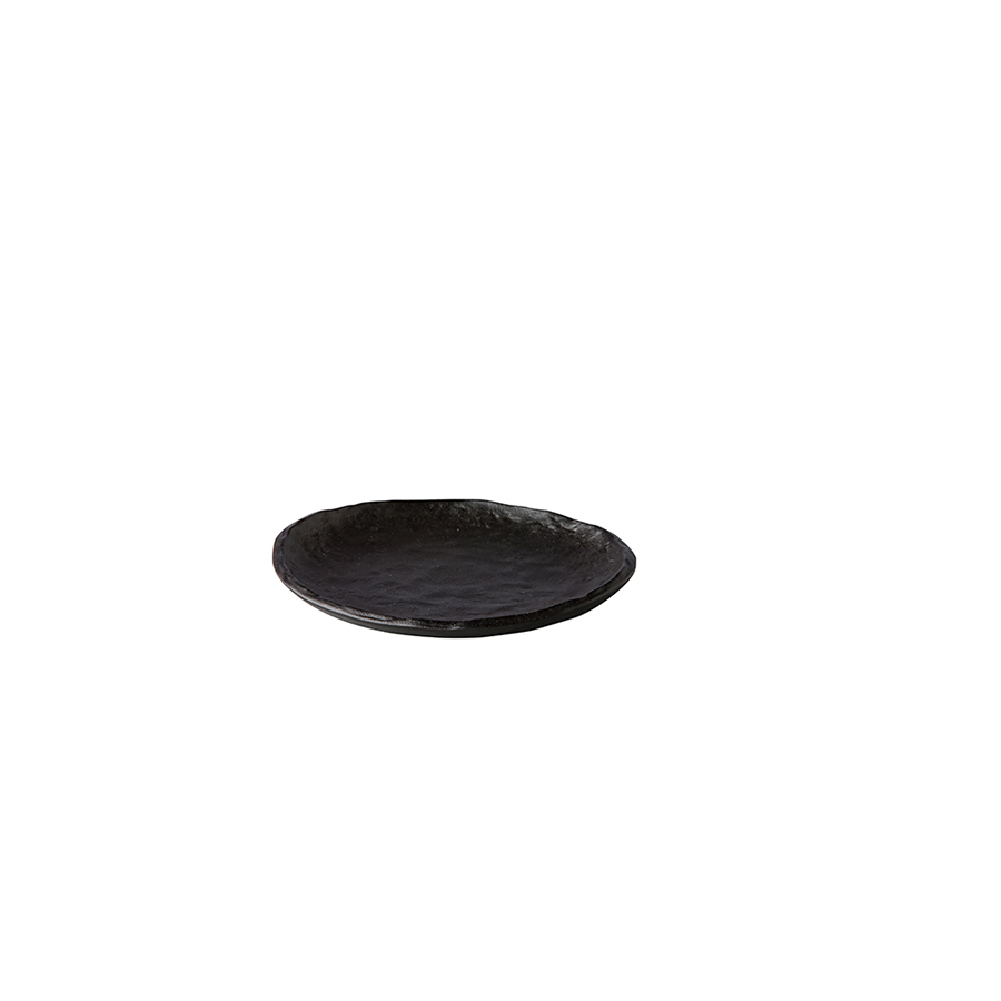 Bord Oyster zwart 16cm