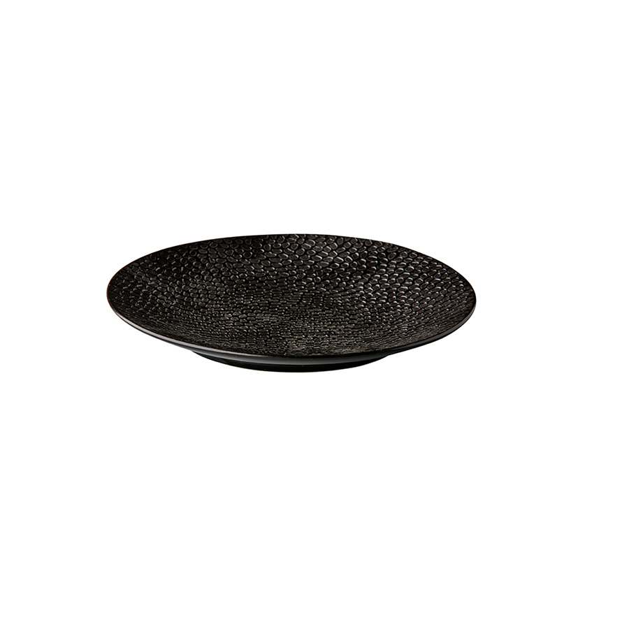 Coupe bord Honeycomb zwart 16cm