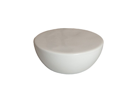 ShApes halve bol M wit porselein 8,5x4cm